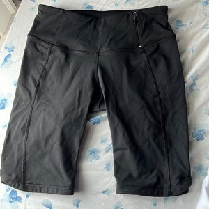 Black biker shorts